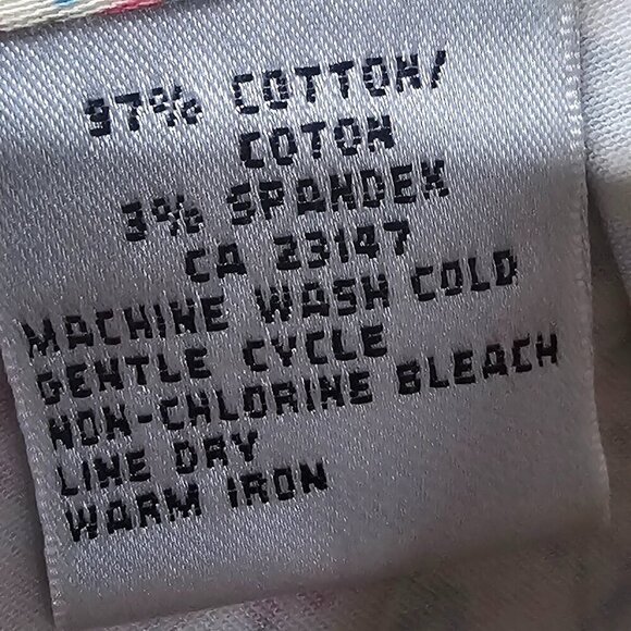 Vintage Talbots Pink Cream Paisley Boho Cropped Straight Leg Chino Pants Size - Picture 15 of 16